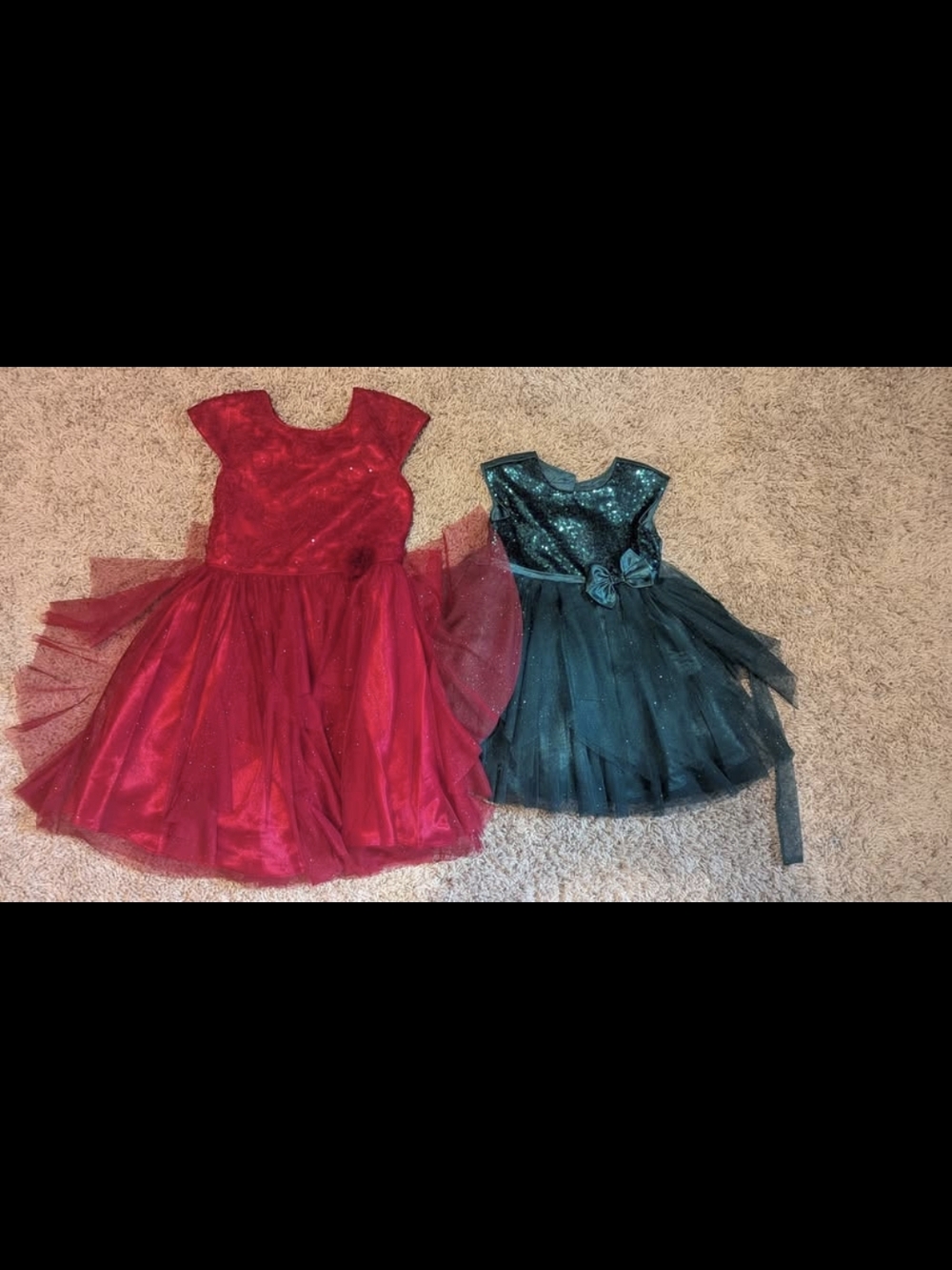 Girls' Jona Michelle Sequin Holiday Dress